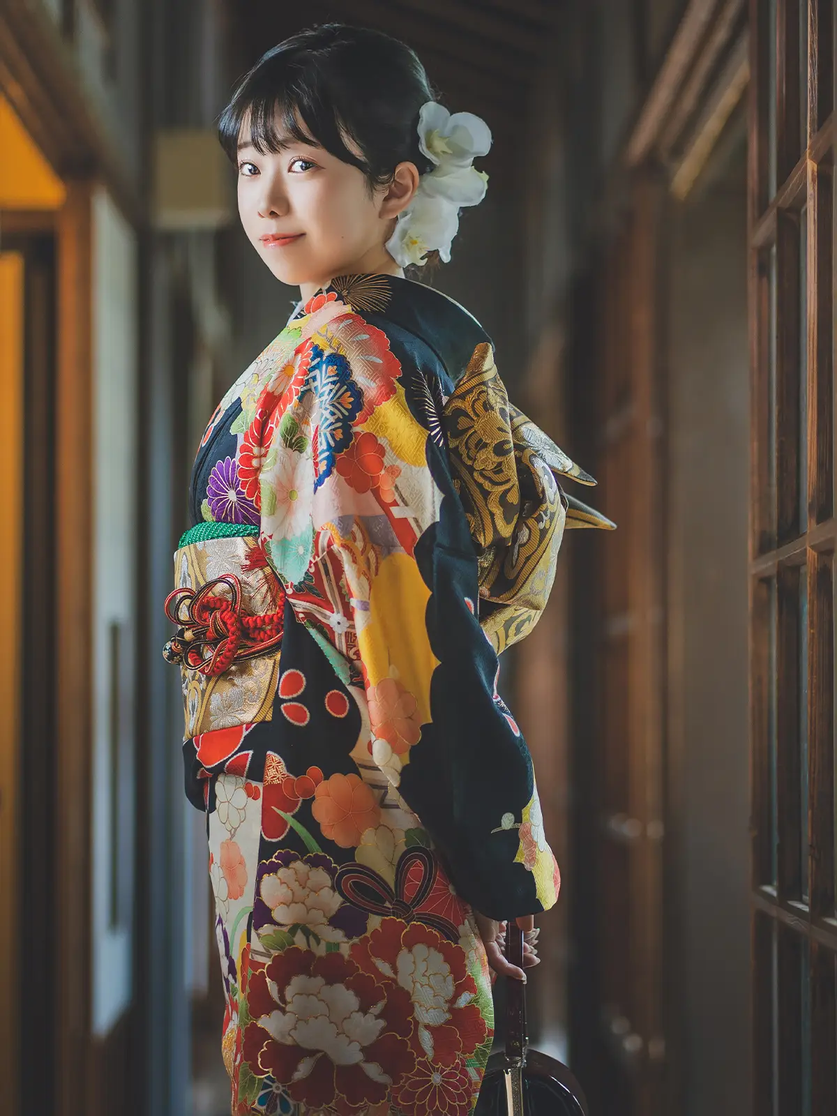 黒の振袖