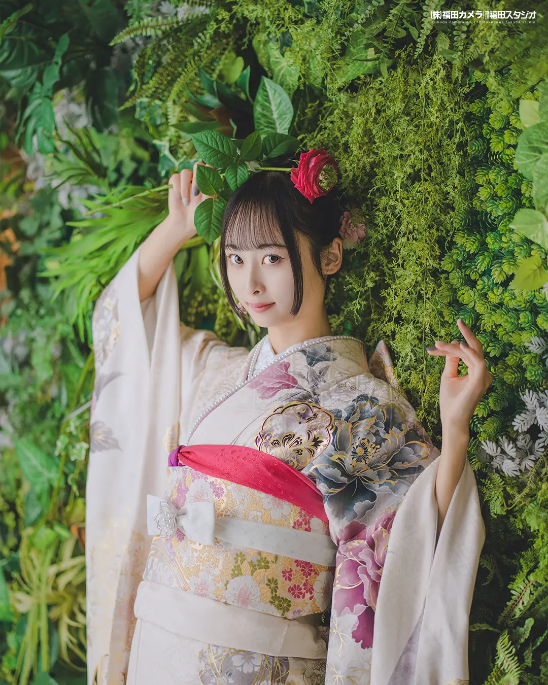 白の振袖