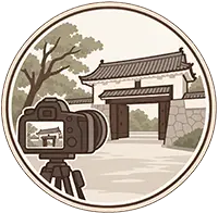 大手門周辺ロケ撮影
